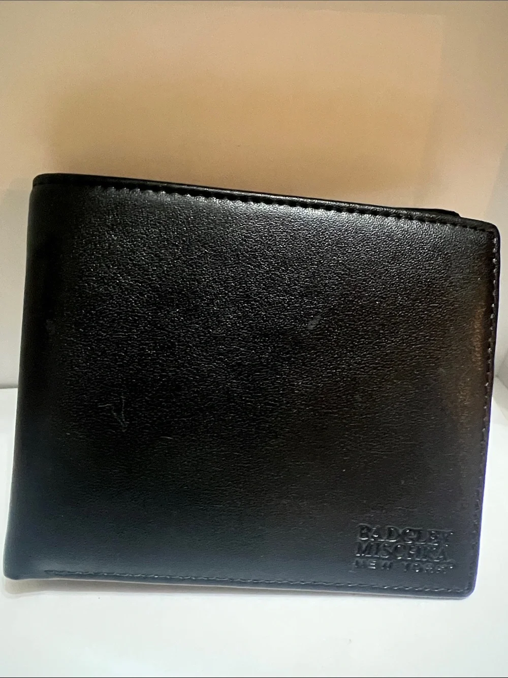 Badgley Mischka Black Leather wallet  Card & money Holder